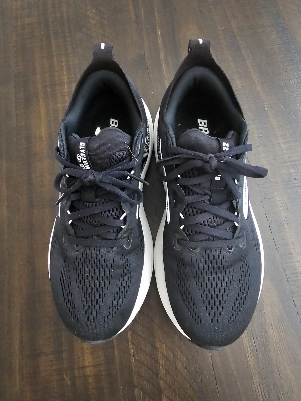 BROOKS Glycerin Womens 9 Wide Black Running Shoes